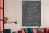 MuchoWow® Poster Norderstedt - Stadtplan - Blau - Karte - Produktbild-Vorschau 3