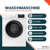 homeX WF812W1A-W Waschmaschine 8kg, Frontlader - 1.200 Produktbild-Vorschau 2