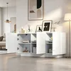 Merax Hochglanz Sideboard mit 3 Türen und 6 Fächern, Produktbild-Vorschau 11