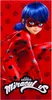 Miraculous Ladybug Strandtuch Badetuch Handtuch 70x140cm Produktbild-Vorschau 3