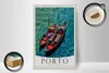 Holzschild Reise 20x30cm Porto Portugal Europa Boote Meer Produktbild-Vorschau 2