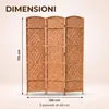 IvoQ Paravento 3 Pannelli – Divisorio per Ambienti – Anteprima dell’immagine prodotto 2