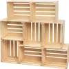 8x cassetta di legno PINEEA grande 50x40x30 cm - cassetta Anteprima dell’immagine prodotto 1