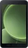 A tablet with a green abstract wallpaper displayed on its screen. Voir les images du produit