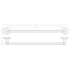 Porte-serviettes aimanté RAWELL pour radiateur 55x5,4x6,3 Voir les images du produit 9