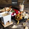Elegancki zestaw do fondue mini z podgrzewaczem, biały Podgląd zdjęcia produktu 13