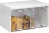Westmark Roma Rechteckig Dispensor 3 l Transparent - Weiß 1 Anteprima dell’immagine prodotto 5