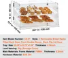 SucceBuy Vetrina per pasticceria a 2 livelli, bauletto in Anteprima dell’immagine prodotto 7
