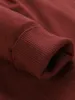 Pullover für Damen in Rot, gefertigt aus einem Materialmix Produktbild-Vorschau 4