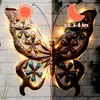 Solar Wandbild Schmetterling in bronze mit 24 LED - 61 x 52 Produktbild-Vorschau 4