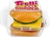 A Trolli XXL Burger candy in its clear plastic packaging. Produktbild-Vorschau