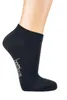 Bambus Viskose Sneakersocken knöchelkurz Anthrazit Gr. Produktbild-Vorschau 1