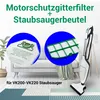 6x Staubsaugerbeutel + Motorschutzgitterfilter für Kobold Produktbild-Vorschau 2
