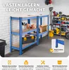 tectake® Schwerlastregal mit 5 Böden 75,5 x 30,5 x 172 cm Produktbild-Vorschau 4