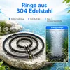 Teich Belüftungssystem 35cm Edelstahl Luftsprudler Ring, Produktbild-Vorschau 6