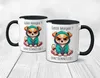 TassenKing Tasse mit Spruch lustig Hund Morgenmuffel Witz Produktbild-Vorschau 5