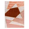 MIRO 52097.802 Waschteppich geometrisch Anti-Rutsch - rosa Produktbild-Vorschau 4