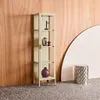 sweeek - Schrank aus Stahl und gehärtetem Glas, 1 Tür, 160 Produktbild-Vorschau 3