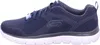 Side view of a navy blue Skechers shoe. Produktbild-Vorschau