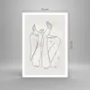 Poster - Poster ohne Rahmen - Grafik Frau Licht - 70x100 cm Produktbild-Vorschau 4