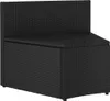 vidaXL 2 tlg. Garten Sofagarnitur mit Auflagen Poly Rattan Produktbild-Vorschau 7