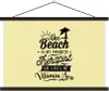 MuchoWow® Textilposter Sommer - Sprichwörter - Gelb 150x100 Produktbild-Vorschau 1