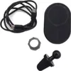 A flat lay of a car mount charger and its accessories on a white background. Náhled obrázku produktu