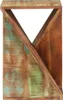 The Living Store Beistelltisch 35x35x55 cm Altholz Massiv Produktbild-Vorschau 3