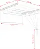 Łazienkowa Sufitowa Suszarka 5 Prętów 150 Cm Na Pranie Podgląd zdjęcia produktu 5