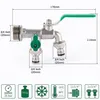 Doppelhahn 3/4 Zoll und 2 * 3/4 Zoll Auslass mit verdicktem Produktbild-Vorschau 2