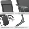 2 chaises de jardin pliantes en aluminium avec appui-tête Voir les images du produit 5