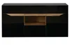 LED-Sideboard - 140x40x70 cm, Schwarz und Holzfarbe - Produktbild-Vorschau 20