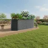 AREBOS Metall Hochbeet 240x80x78 cm Gartenbeet Pflanzbeet Produktbild-Vorschau 2