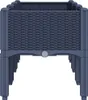 vidaXL Sadzarka z nogami niebiesko-szara 120x40x42 cm PP Podgląd zdjęcia produktu 4
