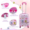 COSTWAY Valigia per bambini 5 pezzi + zaino, trolley per Anteprima dell’immagine prodotto 3