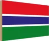 vianmo Holzschild 12x18 cm Gambias the Gambia Flagge Fahne Produktbild-Vorschau 1
