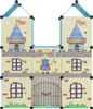 vidaXL Detská šatníková skriňa Modular s 8 kockami Modrá PP Náhľad obrázku produktu 3