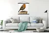 MuchoWow® Textilposter Rotkehlchen - Vogel - Holz 90x90 cm Produktbild-Vorschau 3