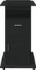 A black podium with a drawer and a cabinet, shown from the front on a white background. Anteprima dell’immagine prodotto