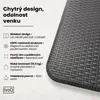 IvoQ Skládací stůl – 180 cm – ratanový vzhled – černý – Náhled obrázku produktu 4
