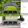 UISEBRT Hundebett mit Dach Sonnenschutz XL 122x92x102cm Produktbild-Vorschau 3