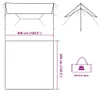 vidaXL Tarp Tarnmuster 306x306 cm Wasserdicht Produktbild-Vorschau 8