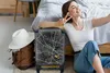 MuchoWow® Koffer Handgepäck Trolley Rollkoffer Kleine Produktbild-Vorschau 2