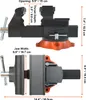 VEVOR Étau 16,7cm Enclume pivotant à 360° φ1,5-7cm Étau Voir les images du produit 10