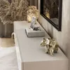 Nástěnná skříňka COLETTE bílá / bílý vysoký lesks LED Náhled obrázku produktu 2