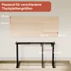 AREBOS Schreibtischgestell elektrisch höhenverstellbar Produktbild-Vorschau 8