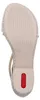 Rieker Damen Sandale Sandalette Strass Metallic Blockabsatz Produktbild-Vorschau 6