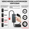 6/8/10/13/16 A, 11 kW, EVSE, UE, tipo 2, wallbox, cavo di Anteprima dell’immagine prodotto 4