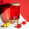SuperButelki - Szklany słój z kranikiem 10 l, drewniany Podgląd zdjęcia produktu 5