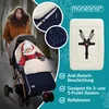 MONZANA® Fußsack für Kinderwagen Baby Winter mit Handwärmer Produktbild-Vorschau 3